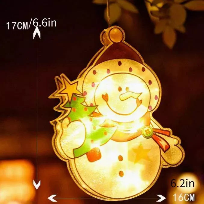 2023 Christmas Window Hanging Lights Trending Wish