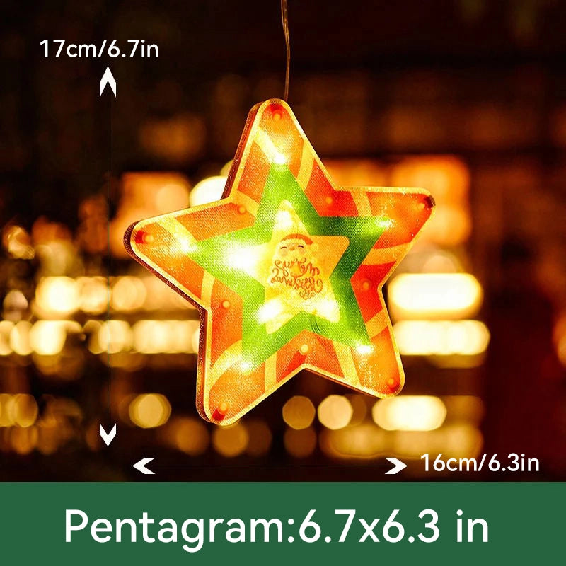 2023 Christmas Window Hanging Lights Trending Wish