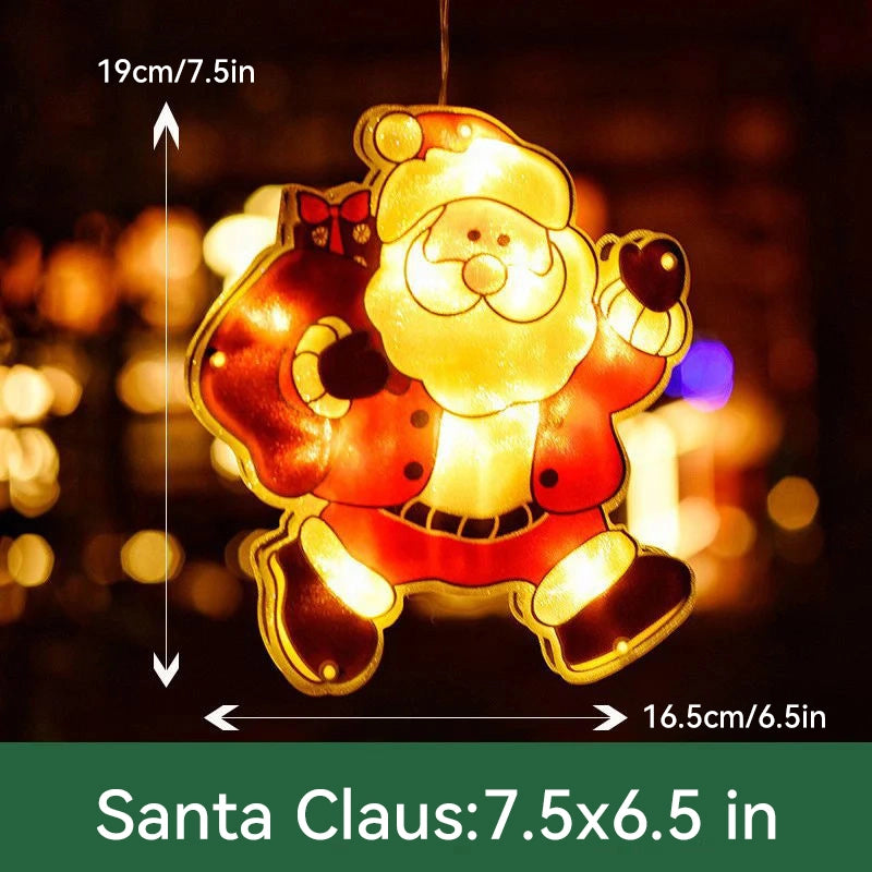 2023 Christmas Window Hanging Lights Trending Wish