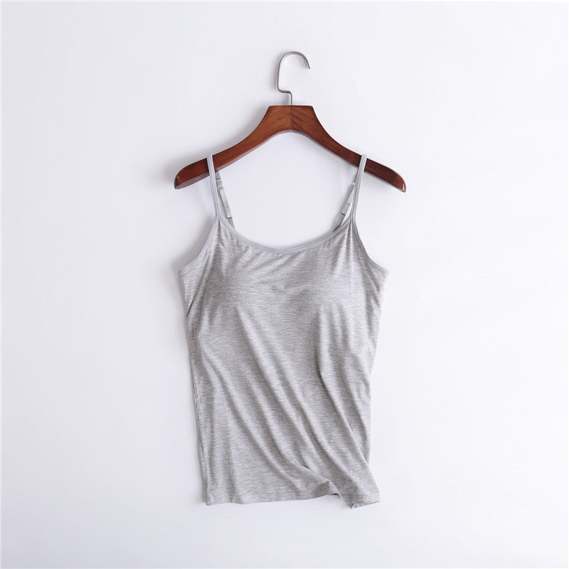 2023 Summer Sale 50% Off - Tank With Built-In Bra Trending Wish