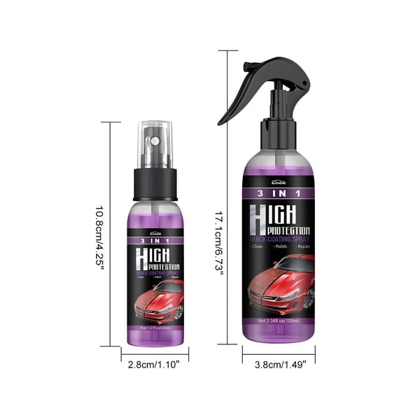 3 in 1 Ceramic Car Coating Spray🔥🔥Buy more, save more Trending Wish