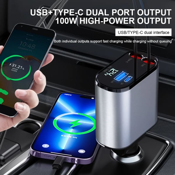 (Buy 2 and get free shipping)Retractable Car Charger