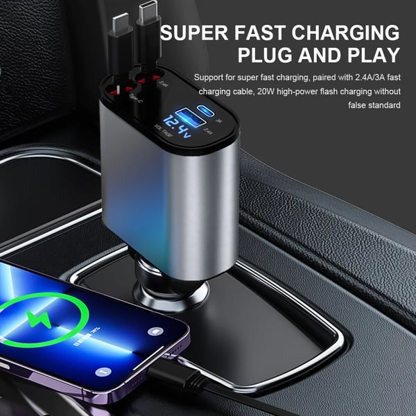 (Buy 2 and get free shipping)Retractable Car Charger