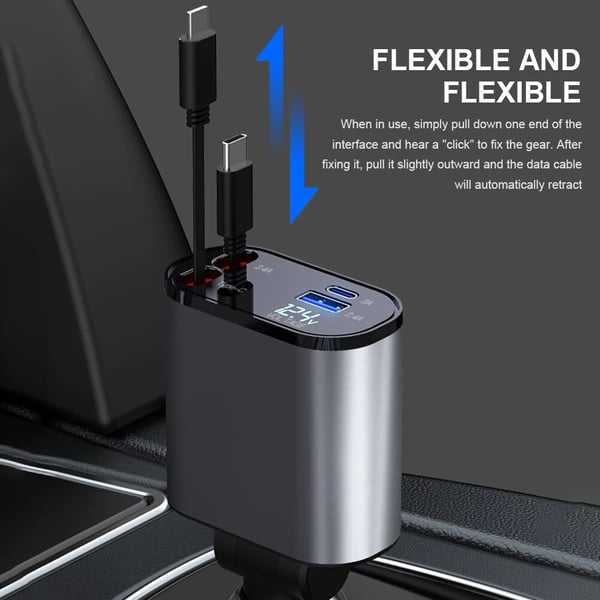 (Buy 2 and get free shipping)Retractable Car Charger