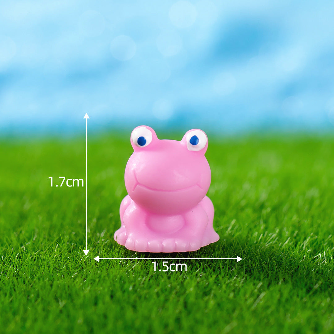 50 Pcs Resin Mini Frogs Figurine