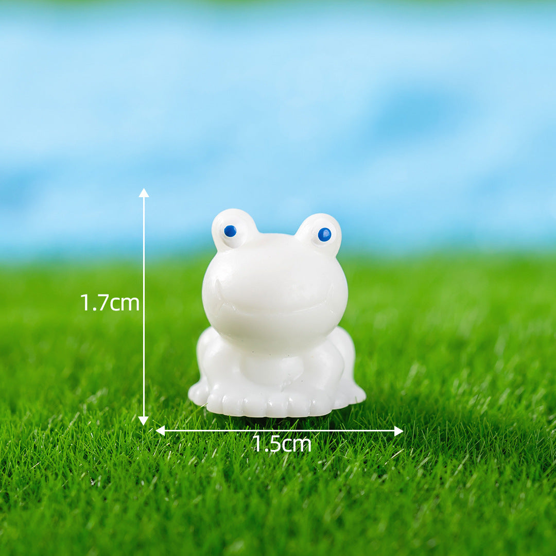 50 Pcs Resin Mini Frogs Figurine