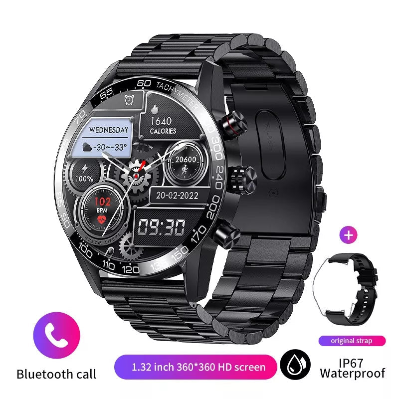 2022 NEW SMART WATCH CUSTOM WATCH FACE SPORTS WATERPROOF BLUETOOTH CALL SMARTWATCH ECG+PPG Trending Wish