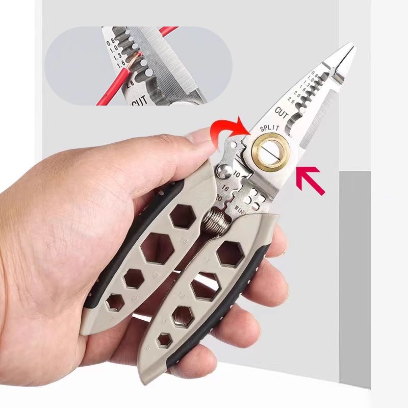 7-inch Multipurpose Wire Stripper - Professional Tool Gift Trending Wish
