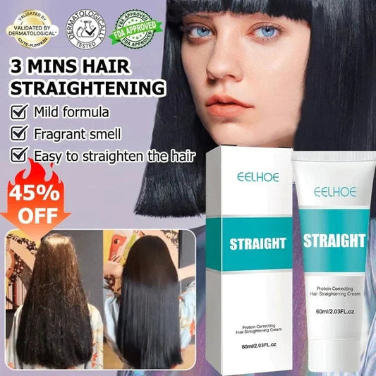 Silk and Keratin Treatment Hair Straightening Cream