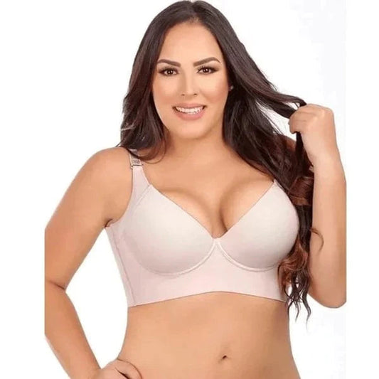 Deep Cup Bra With Shapewear Incorporated