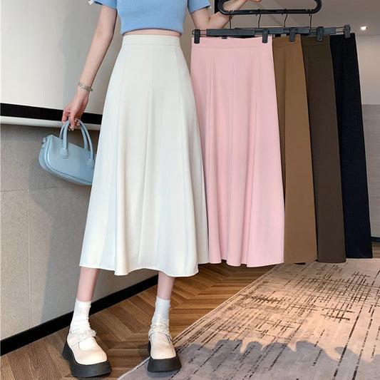 High Waist Fashionable Pleated Skirt for Women