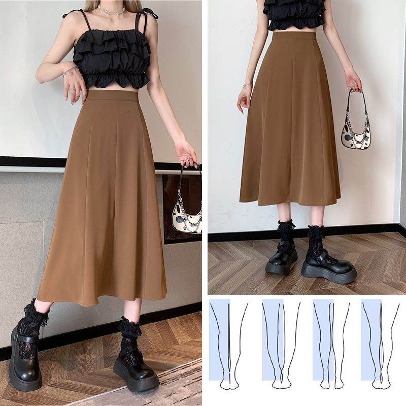 High Waist Fashionable Pleated Skirt for Women