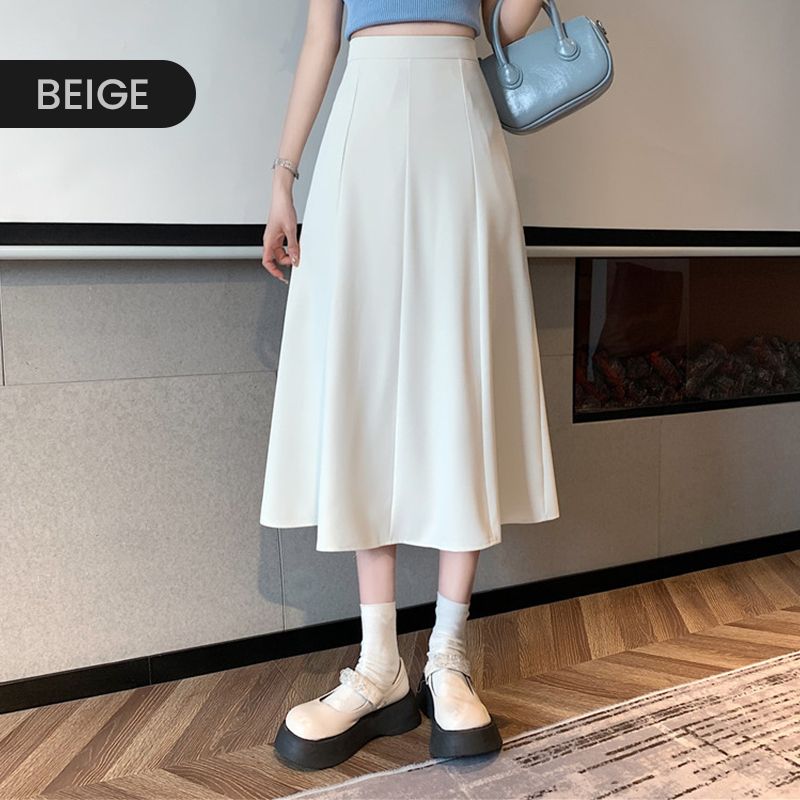 High Waist Fashionable Pleated Skirt for Women