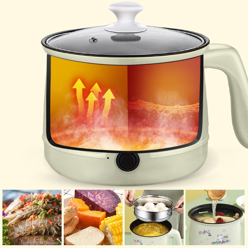 🔥Last Day 50% Off🔥Multi-functional Non-stick Mini Electric Hot Pot with Steamer