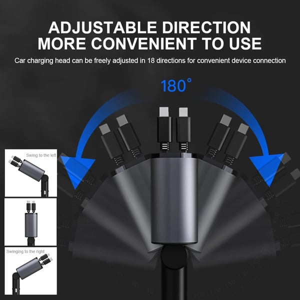 （Buy 2 and get free shipping）Retractable Car Charger