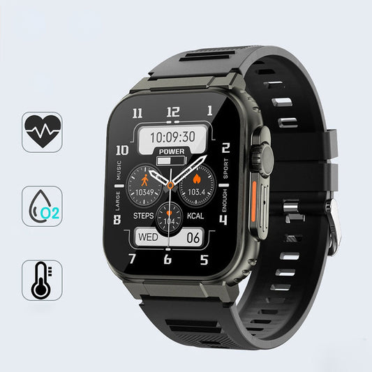 🔥Last Day Sale 49%🔥1.96" HD Full touch screen health monitoring waterproof bluetooth sports watch