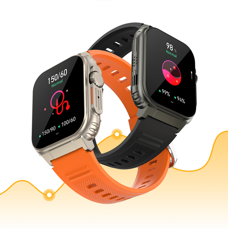 🔥Last Day Sale 49%🔥1.96" HD Full touch screen health monitoring waterproof bluetooth sports watch