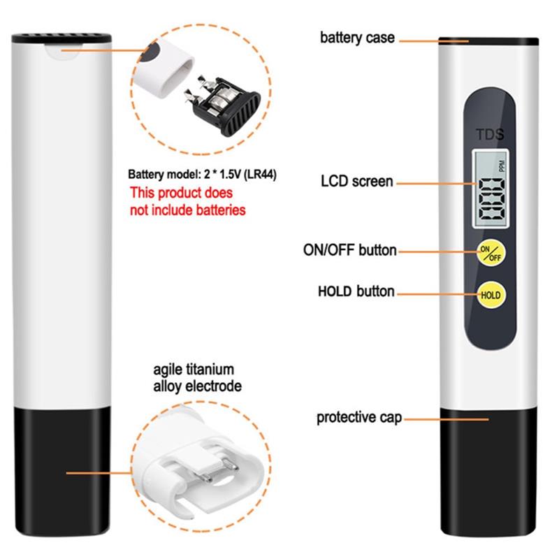 TDS High Precision Water Quality Safety Test Pen