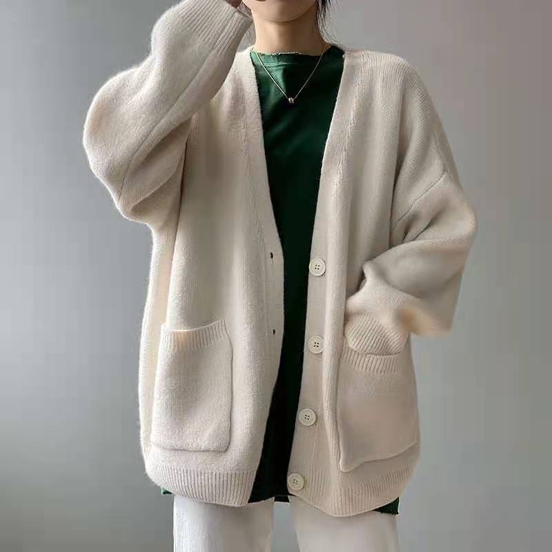 Buy 2 and get free shipping Slouchy Knitted Cardigan with Pockets