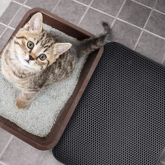 Double Layer Non-Slip Pet Cat Litter Mat-UP TO 50% OFF