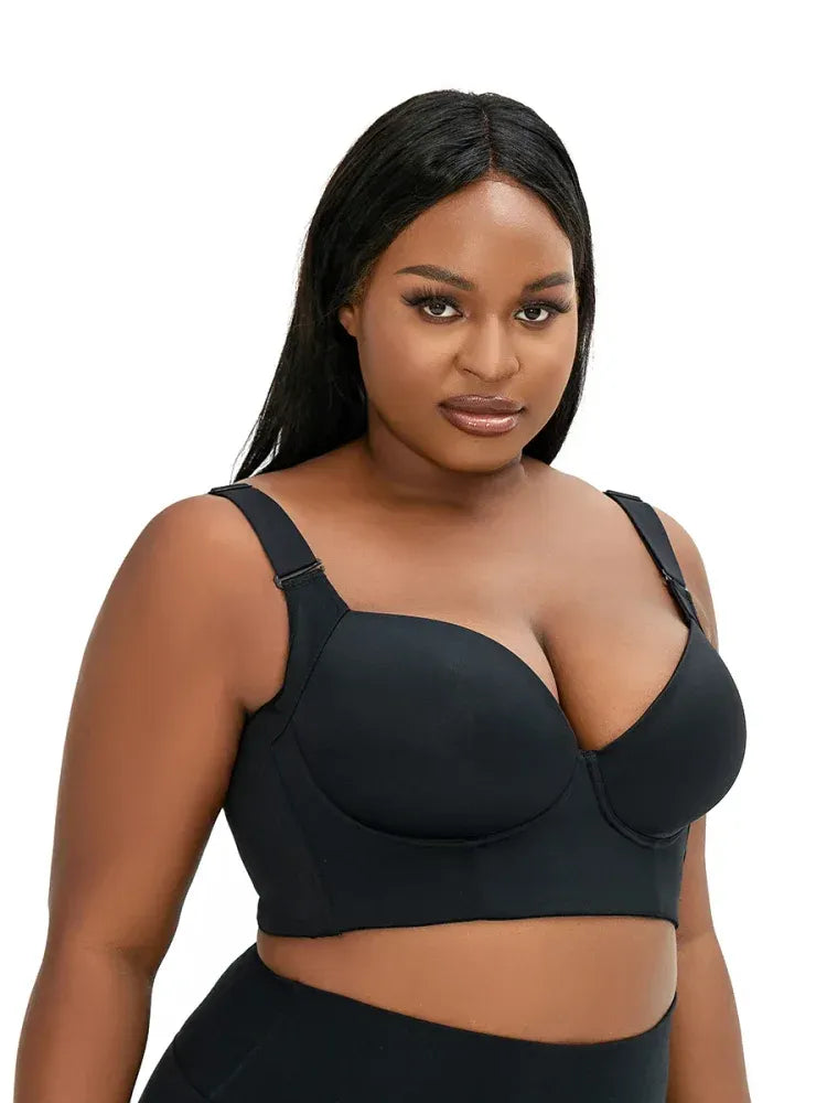 Deep Cup Bra With Shapewear Incorporated