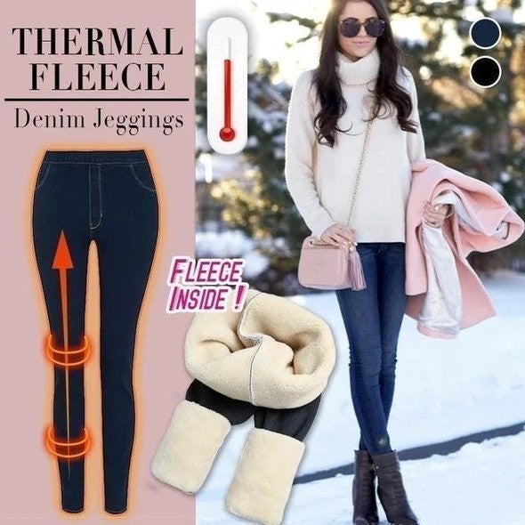 Thermal Fleece Denim Jeans（BUY 1 GET 1 FREE）