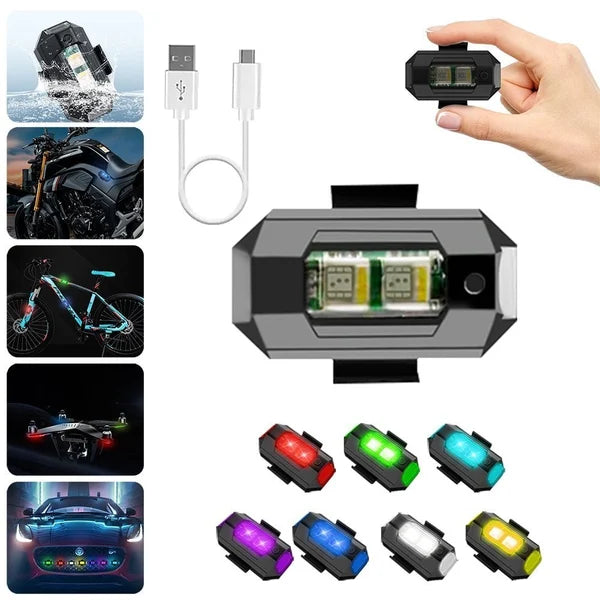 LED Strobe Anti-collision 7 Colors Cool Lights - Designed For Driving Enthusiasts
