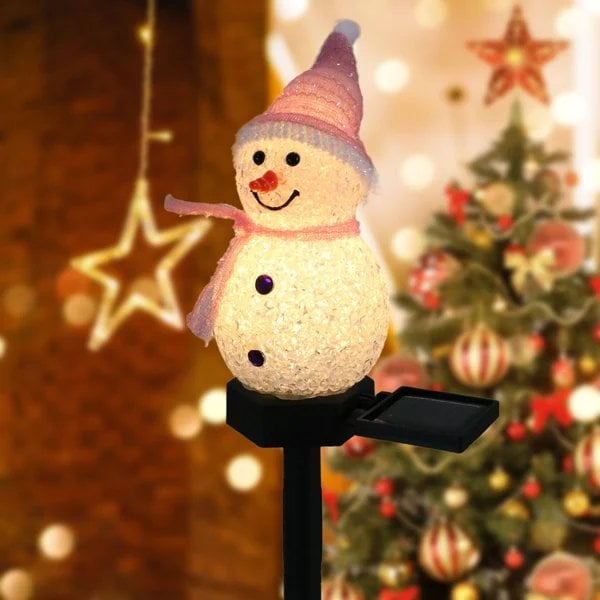 ⏳Last day for 50% off⏳Christmas sales -- Waterproof solar snowman lamp