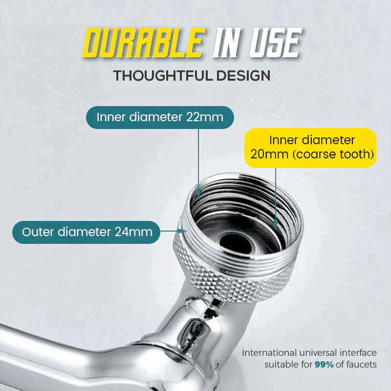 🔥Last day promotion 49%🔥1080° Large-Angle Rotating Splash Filter Faucet