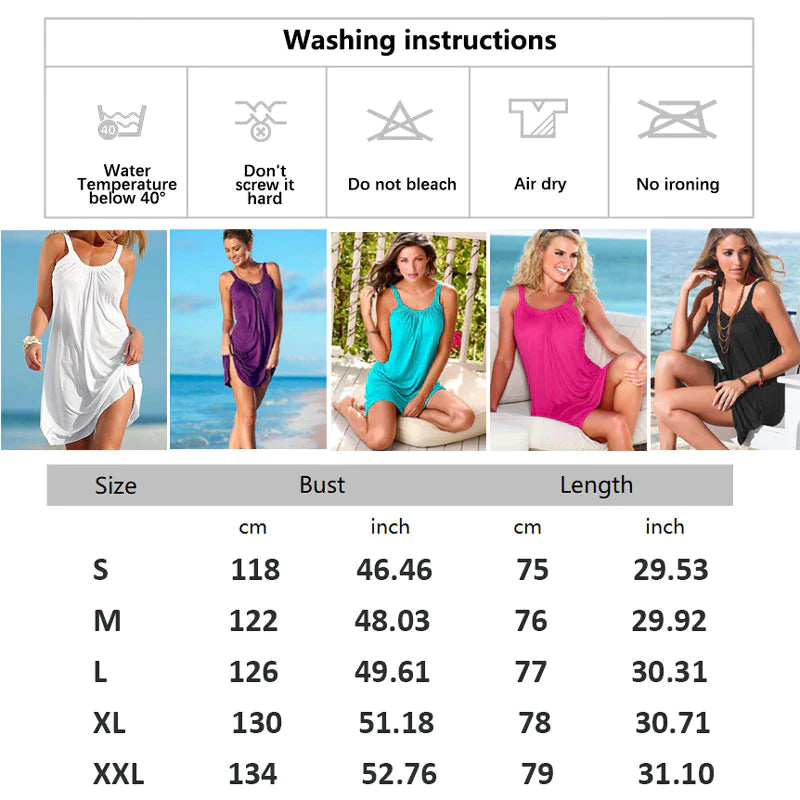🔥Buy 2 Free shipping 🔥Women's Summer Soft Comfortable Loose Halter Dress