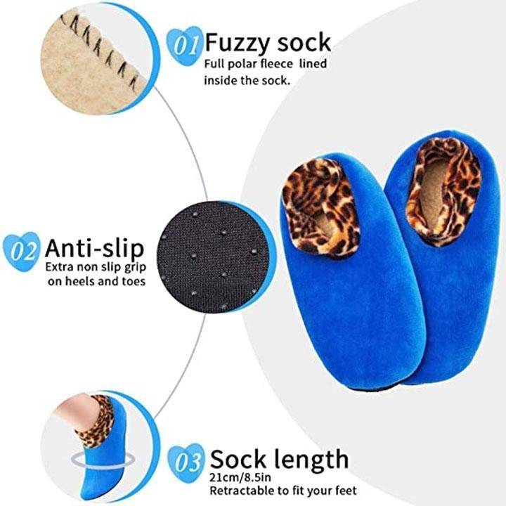 🔥Get 50% Off Today🔥Indoor Cushioned Non Slip Grip Thermal Socks