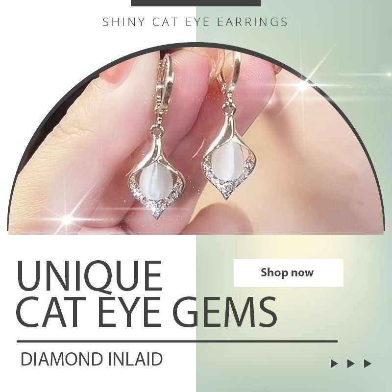 Buy 1 get 1 free - Shiny Cat Eye Earrings