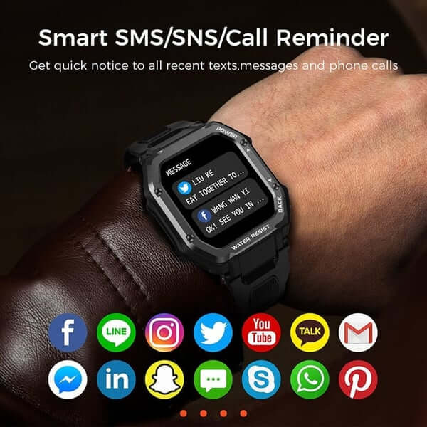 🔥Last Day Sale 49%🔥NX3 Bluetooth call smart watch 1.83 inch screen G+F anti-fingerprint oil 410 mAh sports mode