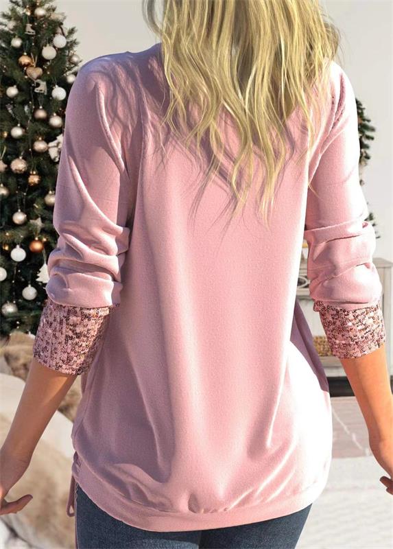 🔥Buy 2 free shipping🔥Women Long Sleeve Shirt with Sequins（50% OFF)