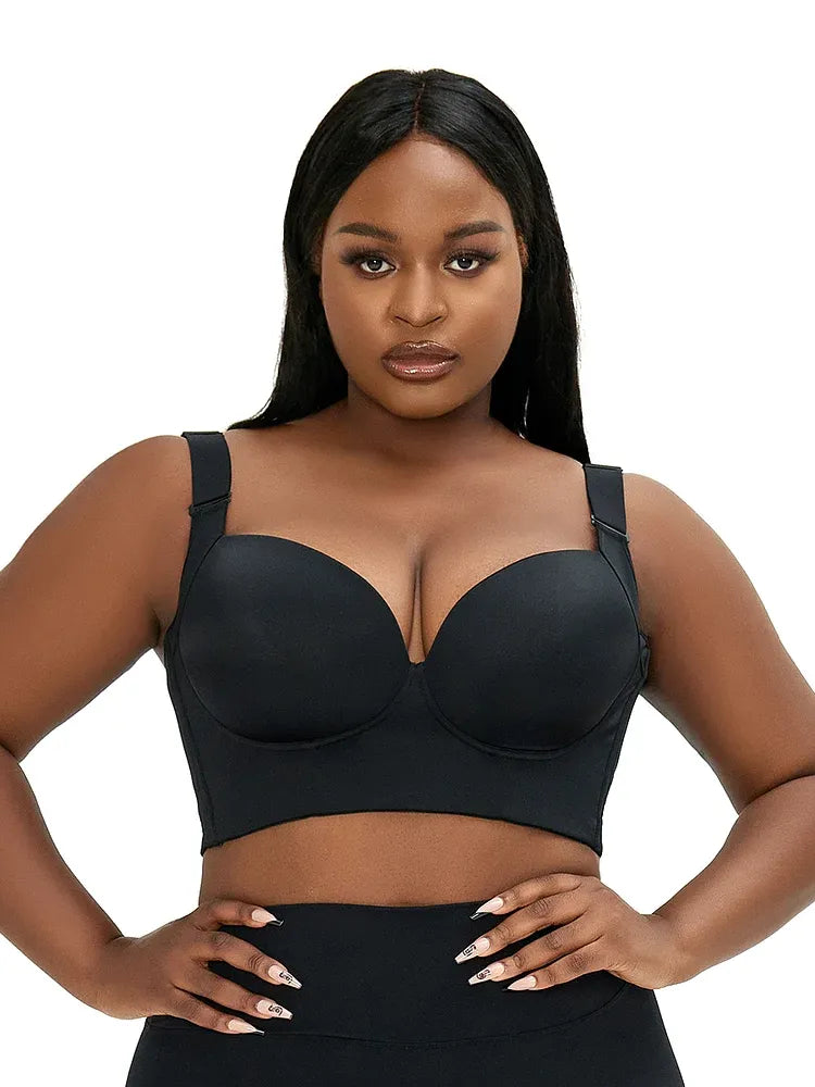 Deep Cup Bra With Shapewear Incorporated