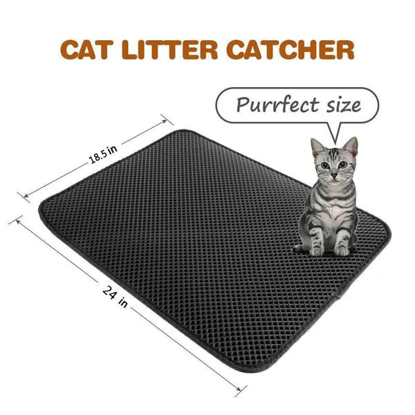 Double Layer Non-Slip Pet Cat Litter Mat-UP TO 50% OFF