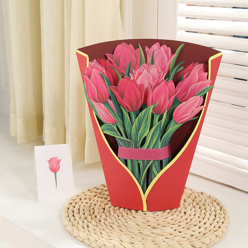 Pop-up Flower Bouquet Greeting Cards