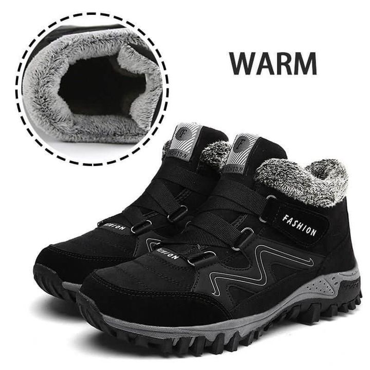 PREMIUM Snowy Villi Leather Ankle Boots