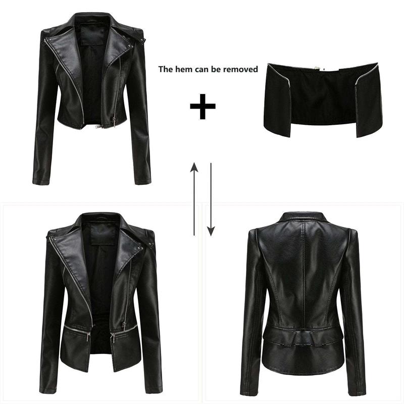 🔥Last day promotion 50% off🔥Zipper Soft Leather Jacket