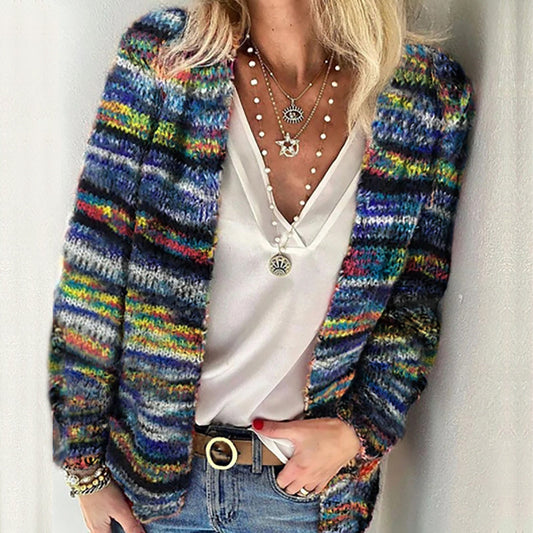 Women's Knitted Cardigan Loose Outwear