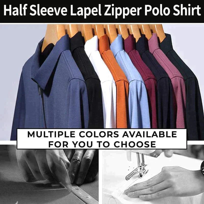 🔥Last Day Sale 49%🔥Fashion silk POLO shirt for men