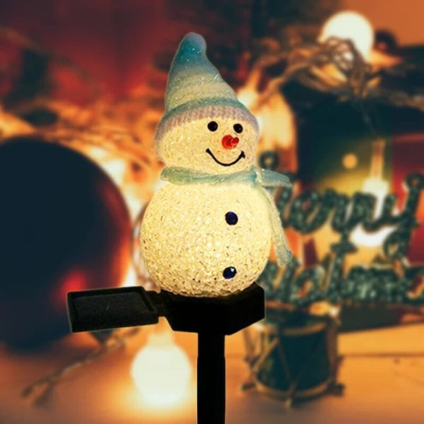 ⏳Last day for 50% off⏳Christmas sales -- Waterproof solar snowman lamp