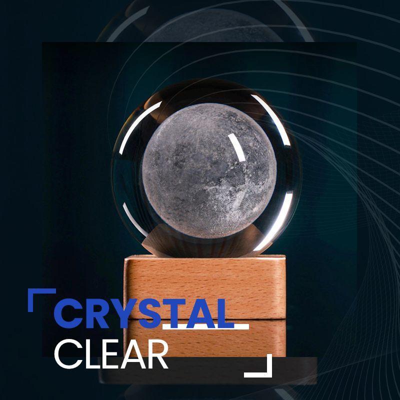 🔥Get 50% Off Today🔥Luminous Planet Crystal Ball with Wooden Base