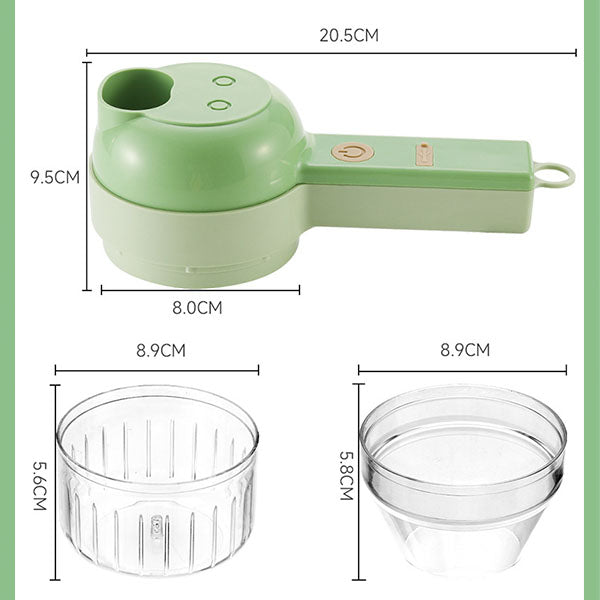 🔥2023 Kitchen Hot Sale 50% off🔥4 In 1 Handheld Electric Vegetable Cutter Set