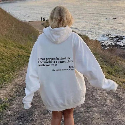 ✨'Dear Person Behind Me' ✨Oversizes Hoodie