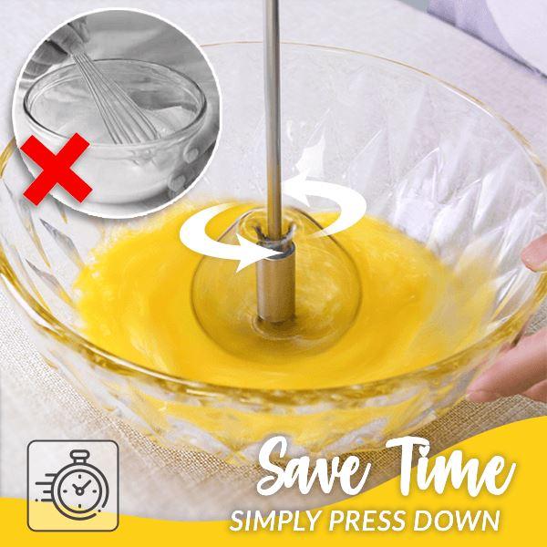 🔥Buy 2 Get 1 Free🔥 Stainless Steel Semi-Automatic Whisk
